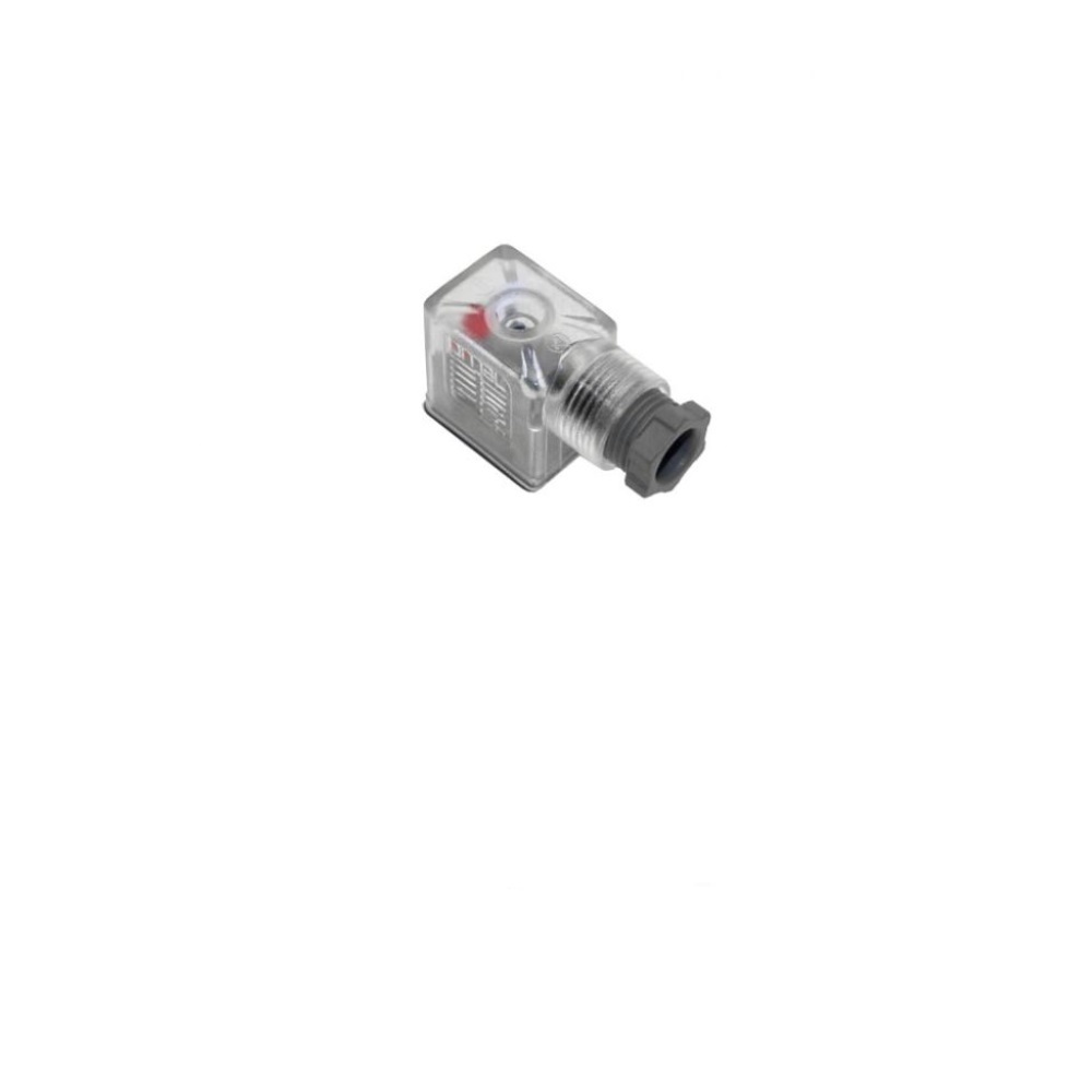 VBG-029-00 MENCOM SOLENOID VALVE CONNECTOR<BR>FORM B DIN 2+G PG9 CG FW LED/MOV, 24VAC/DC